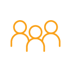 Icon of three people